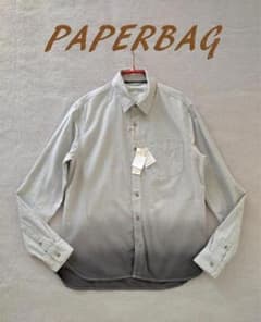 신품 PAPERBAG 그라데이션 셔츠 긴팔 M