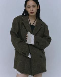 今季完売 jself Harris Tweed Layered Jacket - メルカリ