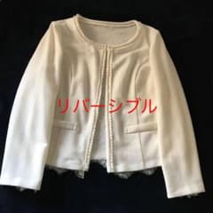 オンワード樫山ノーカラージャケット/カーディガン/(リバーシブル)のサムネイル