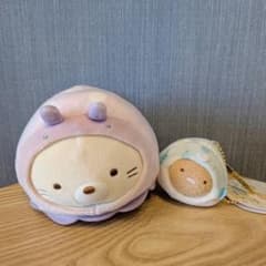 스미코구라시 수족관 한정 고양이 우미우시 돈까스 해리센봉 봉제인형