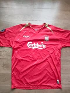 LIVERPOOL　ジェラード　ユニフォーム　チャンピオンズリーグ仕様のサムネイル