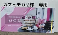 ウェルス・マネジメント株主優待券のサムネイル