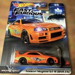 ホットウィール Nissan Skyline GTR BNR34ワイルドスピード
