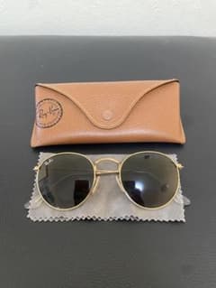 Ray-Ban オーバル サングラス ゴールドフレームのサムネイル