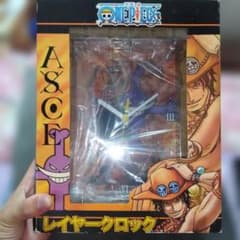 ONE PIECE ポートガス・D・エース レイヤークロック 動作品 箱付きのサムネイル