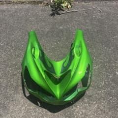☆*☆様 カワサキ　ZX 14R フロントカウル メタリックグリーン カワサキ ZX 14R フロントカウル メタリックグリーン - メルカリ