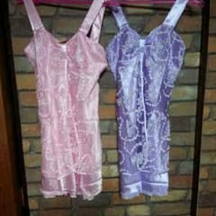 ★ワンピースに纏う花柄シフォンはとってもキュートなデザイン★肌触り抜群★のサムネイル