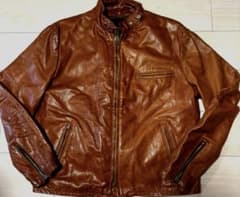 激レア‼️USA製‼️Schott ショット 141レザーブラウン44のサムネイル