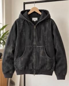 thisisneverthat Blurred Hooded Jacket 黒のサムネイル