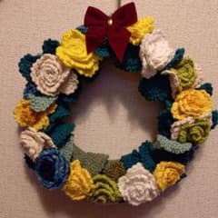 【ハンドメイド】おはなのリース