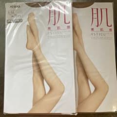 アツギ ストッキング（【肌】 素肌感）スキニーベージュ/L~LL2セットのサムネイル
