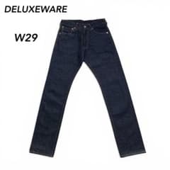 DELUXEWARE SLIM STRAIGHT 赤耳デニムパンツW29 L34 - メルカリ