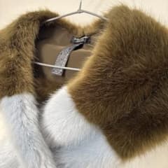 美品ZARA ファー　ストール ショール　パーティー　成人 ディナーショーのサムネイル