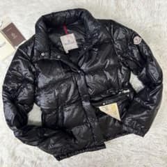 【正規美品/SS/タグ付】モンクレール ダウンジャケット ワッペン付き 肉厚 黒 正規美品/SS/タグ付】モンクレール ダウンジャケット ワッペン付き 肉