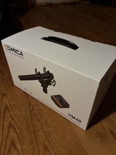 【美品】comica vm40 ワイヤレスショットガンマイクのサムネイル