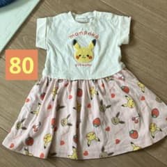 monpoké ピカチュウ ワンピース 80のサムネイル