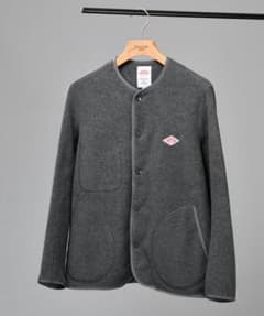 【最終価格】DANTON ダントン ノーカラーフリースジャケットのサムネイル