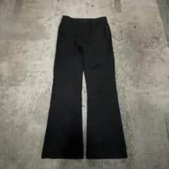 00s archive flare denim y2k opium punk 黒 - メルカリ