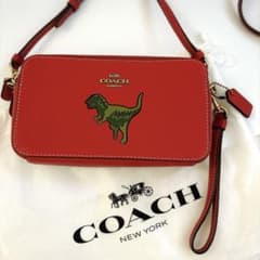 希少】coach コーチ キラ クロスボディ レキシー ショルダーバッグ 赤 