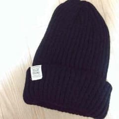 ニット帽 新品☆ 2wayのサムネイル