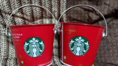 スターバックス バケツ缶 2個セットのサムネイル