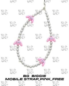 BG BIGGIE MOBILE STRAP とうあ ピンク - メルカリ