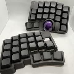 roBa 無線接続 左右分割 トラックボール キーボード 組立て済み - メルカリ