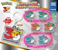 ポケモン30周年 メタルチャームマスコット 4種セットのサムネイル