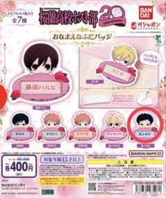桜蘭高校ホスト部 おなまえなふだバッジ 銛之塚崇 ガチャのサムネイル