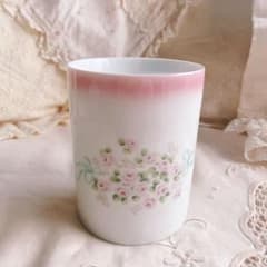 ♡イマン♡エマ小物入れ陶器マニーローズバスケットフレンチカントリー