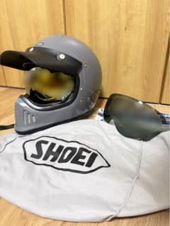 SHOEI EX-ZERO バサルトグレー Lサイズ バイザー2種類付 - メルカリ