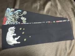 ヒグチユウコ半幅帯リバーシブル帯ネコ猫キャット浴衣ギュスターヴ着物