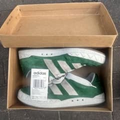 90年代当時物  ADIMATIC 箱タグ付 28cm 緑　グリーン 90年代当時物 adidas ADIMATIC 箱タグ付 28cm 緑 グリーン - メルカリ
