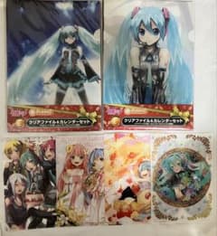 初音ミク グッスマくじ クリアファイル&カレンダーセット - メルカリ