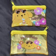 ポムポムプリン サマーバケーション フラットポーチ 2個セット 新品未使用のサムネイル