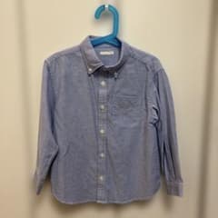 キッズ 長袖シャツ ブルー 120cmのサムネイル