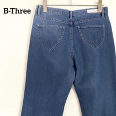 【Leg-slimming stretch】B-Three denim pants jeans