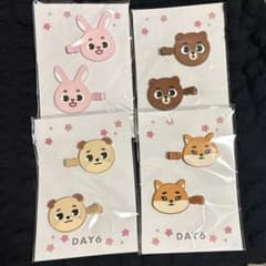 DAY6 ヘアクリップ 4個セット ソンジン ヨンケイ ウォンピル ドウン DAY6 ヘアクリップ 4個セット ソンジン ヨンケイ ウォンピル ドウン