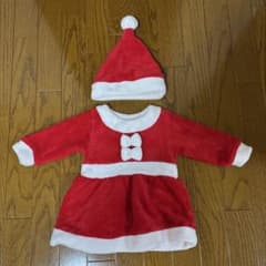 赤いサンタコスチューム 帽子付きのサムネイル