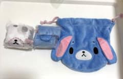 シュガーバニーズ 巾着ポーチ 3点セット