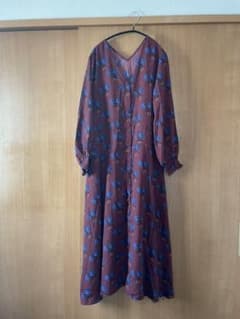 MEDE19f 花柄ワンピース ロングワンピースのサムネイル
