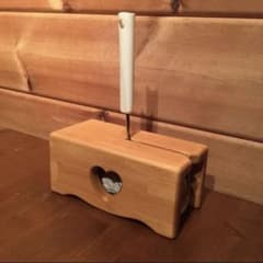 アメリカンカントリー家具　カントリーハート　収納付きコロコロスタンド　肉球 アメリカンカントリー雑貨 カントリーハートコロコロスタンド ハート