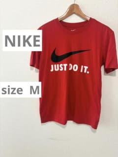 NIKE JUST DO IT Tシャツ レッド　Mサイズのサムネイル