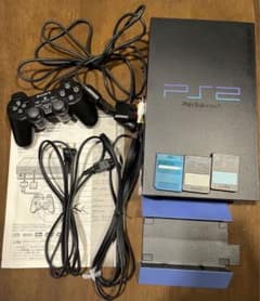 SONY PlayStation 2 箱、ソフト付き 長期保存品 ジャンク品のサムネイル