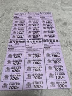 江戸川 ボートレース 場内利用券 100円×30枚 競艇のサムネイル
