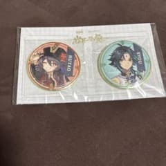 【原神】胡桃＆魈 スイパラ 岩華聚餐 缶バッジ2点セットのサムネイル