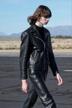 CELINE セリーヌ 24AW ストレートカット レザージャケット ライダース CELINE セリーヌ 24AW ストレートカット レザージャケット ライダース