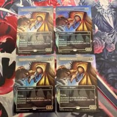 MTG 鳴り渡る龍哮の征服者 ボーダーレス版英語foil 4枚セット - メルカリ