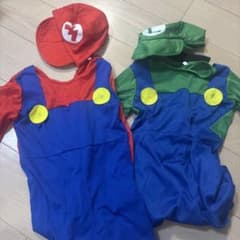 マリオ ルイージ コスチュームセット 100cm~のサムネイル