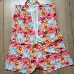 水着　花柄オールインワン、サロペットのサムネイル
